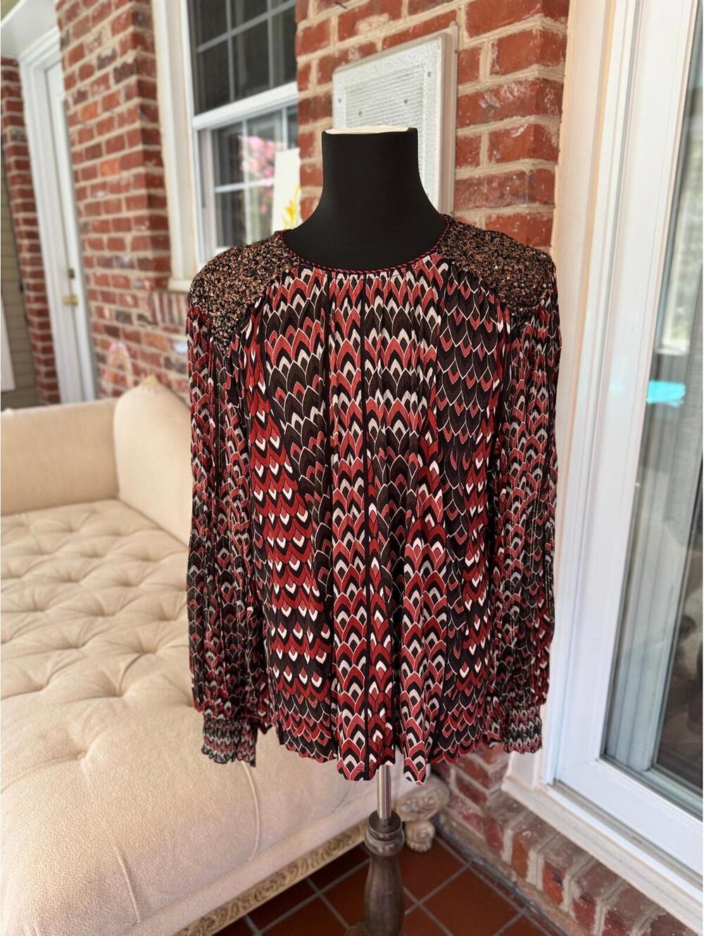 Anthropologie Boho Floral Tunic Blouse – 3X (NWT)